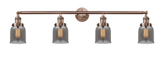 Franklin Restoration Four Light Bath Vanity in Antique Copper (405|215-AC-G53)