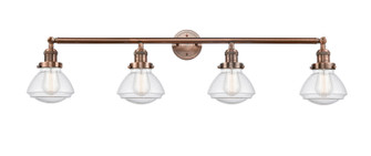 Franklin Restoration Four Light Bath Vanity in Antique Copper (405|215-AC-G324)
