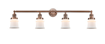 Franklin Restoration Four Light Bath Vanity in Antique Copper (405|215-AC-G181S)