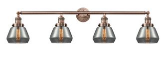 Franklin Restoration Four Light Bath Vanity in Antique Copper (405|215-AC-G173)