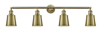 Franklin Restoration Four Light Bath Vanity in Antique Brass (405|215-AB-M9-AB)