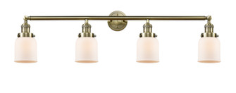 Franklin Restoration Four Light Bath Vanity in Antique Brass (405|215-AB-G51)