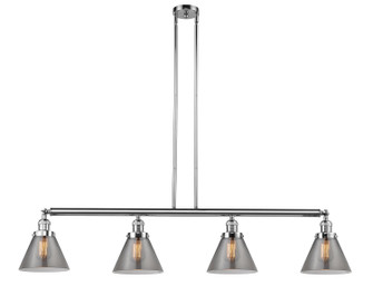 Franklin Restoration Four Light Island Pendant in Polished Chrome (405|214-PC-G43)