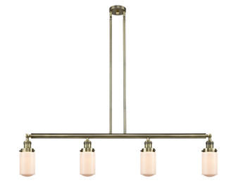 Franklin Restoration LED Island Pendant in Antique Brass (405|214-AB-G311-LED)