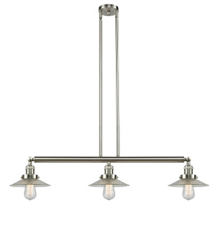 Franklin Restoration Three Light Island Pendant in Brushed Satin Nickel (405|213-SN-G2)