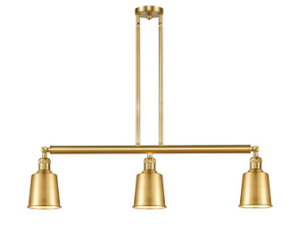 Franklin Restoration LED Island Pendant in Satin Gold (405|213-SG-M9-SG-LED)