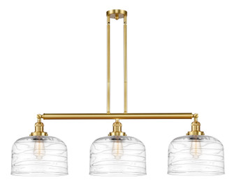 Franklin Restoration LED Island Pendant in Satin Gold (405|213-SG-G713-L-LED)