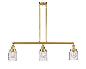 Franklin Restoration LED Island Pendant in Satin Gold (405|213-SG-G54-LED)