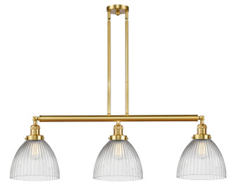 Franklin Restoration LED Island Pendant in Satin Gold (405|213-SG-G222-LED)