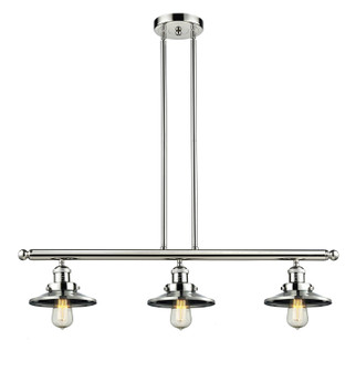Franklin Restoration Three Light Island Pendant in Polished Nickel (405|213-PN-M1)