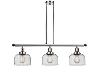Franklin Restoration Three Light Island Pendant in Polished Nickel (405|213-PN-G74)