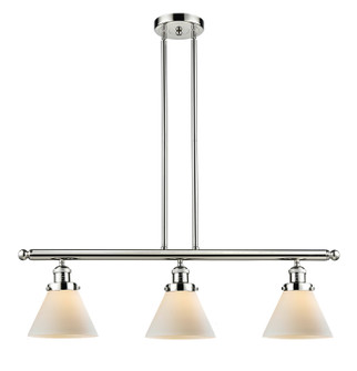Franklin Restoration Three Light Island Pendant in Polished Nickel (405|213-PN-G41)