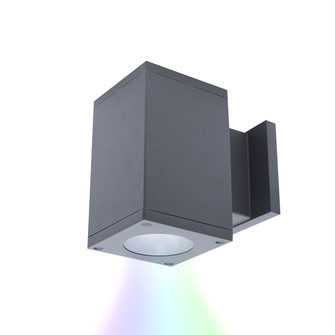Cube Arch LED Wall Light in Graphite (34|DC-WS05-SS-CC-GH)
