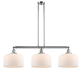 Franklin Restoration Three Light Island Pendant in Polished Chrome (405|213-PC-G71-L)