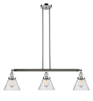 Franklin Restoration Three Light Island Pendant in Polished Chrome (405|213-PC-G44)