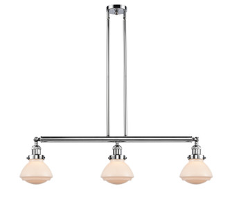 Franklin Restoration Three Light Island Pendant in Polished Chrome (405|213-PC-G321)