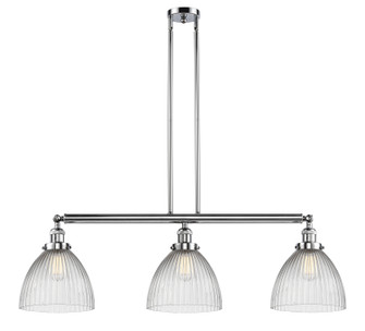 Franklin Restoration Three Light Island Pendant in Polished Chrome (405|213-PC-G222)