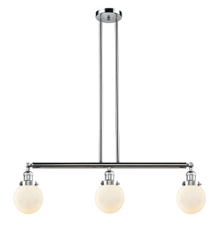 Franklin Restoration LED Island Pendant in Polished Chrome (405|213-PC-G201-6-LED)