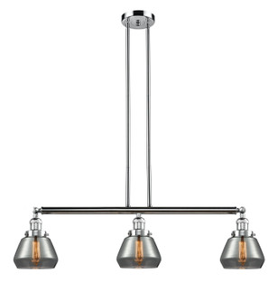 Franklin Restoration Three Light Island Pendant in Polished Chrome (405|213-PC-G173)