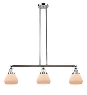 Franklin Restoration Three Light Island Pendant in Polished Chrome (405|213-PC-G171)
