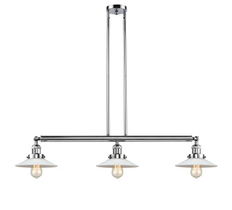 Franklin Restoration Three Light Island Pendant in Polished Chrome (405|213-PC-G1)