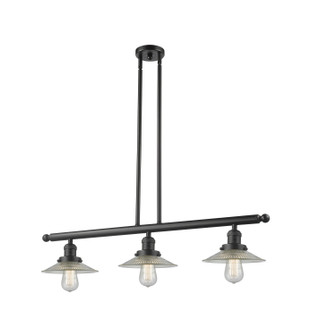 Franklin Restoration Three Light Island Pendant in Oil Rubbed Bronze (405|213-OB-G2)