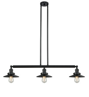Franklin Restoration LED Island Pendant in Matte Black (405|213-BK-M6-LED)