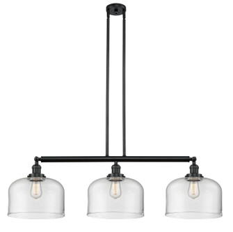 Franklin Restoration LED Island Pendant in Matte Black (405|213-BK-G72-L-LED)
