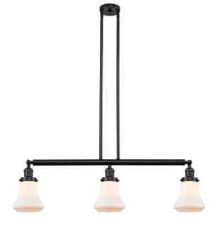 Franklin Restoration LED Island Pendant in Matte Black (405|213-BK-G191-LED)