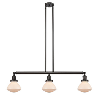 Franklin Restoration LED Island Pendant in Brushed Brass (405|213-BB-G202-12-LED)