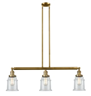 Franklin Restoration LED Island Pendant in Brushed Brass (405|213-BB-G182-LED)