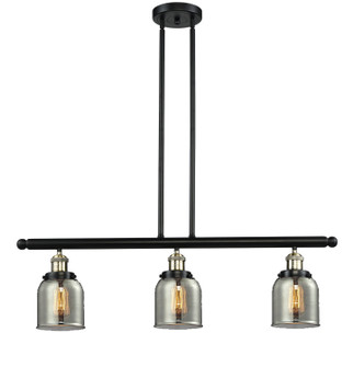 Franklin Restoration Three Light Island Pendant in Black Antique Brass (405|213-BAB-G53)
