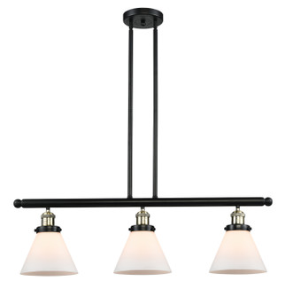 Franklin Restoration Three Light Island Pendant in Black Antique Brass (405|213-BAB-G41)