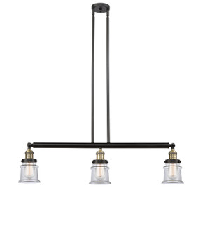 Franklin Restoration LED Island Pendant in Black Antique Brass (405|213-BAB-G182S-LED)