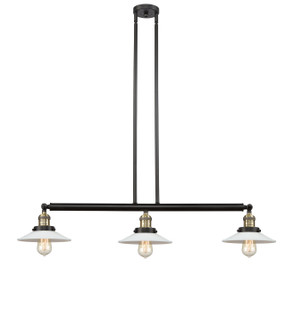 Franklin Restoration Three Light Island Pendant in Black Antique Brass (405|213-BAB-G1)