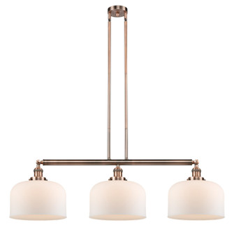 Franklin Restoration Three Light Island Pendant in Antique Copper (405|213-AC-G71-L)