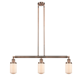 Franklin Restoration LED Island Pendant in Antique Copper (405|213-AC-G311-LED)
