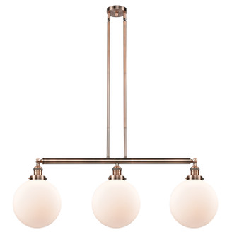 Franklin Restoration LED Island Pendant in Antique Copper (405|213-AC-G201-10-LED)