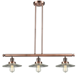 Franklin Restoration Three Light Island Pendant in Antique Copper (405|213-AC-G2)
