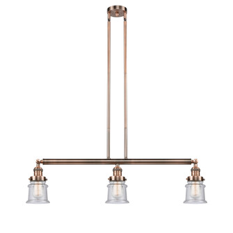 Franklin Restoration LED Island Pendant in Antique Copper (405|213-AC-G184S-LED)