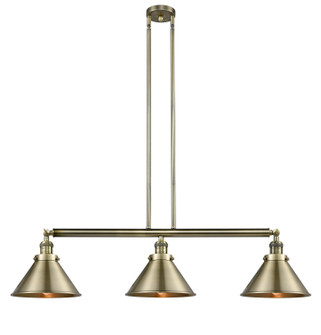 Franklin Restoration LED Island Pendant in Antique Brass (405|213-AB-M10-AB-LED)