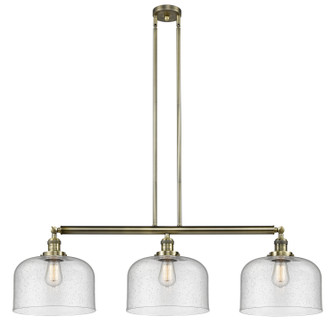 Franklin Restoration LED Island Pendant in Antique Brass (405|213-AB-G74-L-LED)