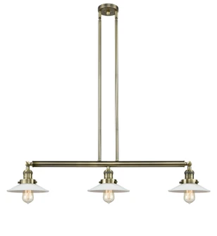 Franklin Restoration LED Island Pendant in Antique Brass (405|213-AB-G1-LED)