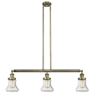 Franklin Restoration LED Island Pendant in Antique Brass (405|213-AB-G194-LED)