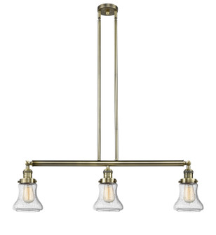 Franklin Restoration LED Island Pendant in Antique Brass (405|213-AB-G194-LED)