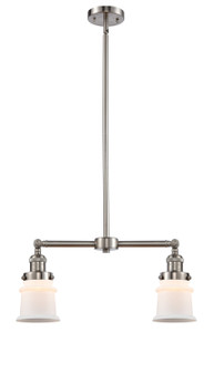 Franklin Restoration LED Island Pendant in Brushed Satin Nickel (405|209-SN-G181S-LED)
