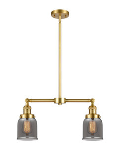 Franklin Restoration LED Island Pendant in Satin Gold (405|209-SG-G53-LED)