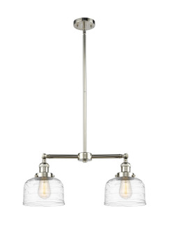 Franklin Restoration Two Light Island Pendant in Polished Nickel (405|209-PN-G713)