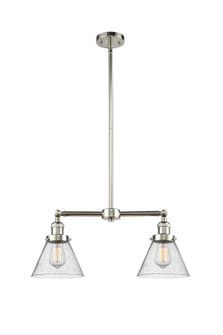 Franklin Restoration LED Island Pendant in Polished Nickel (405|209-PN-G44-LED)