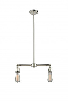 Franklin Restoration Two Light Island Pendant in Polished Nickel (405|209-PN)